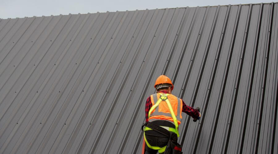 Professional metal roof installation services in Alexander, IA